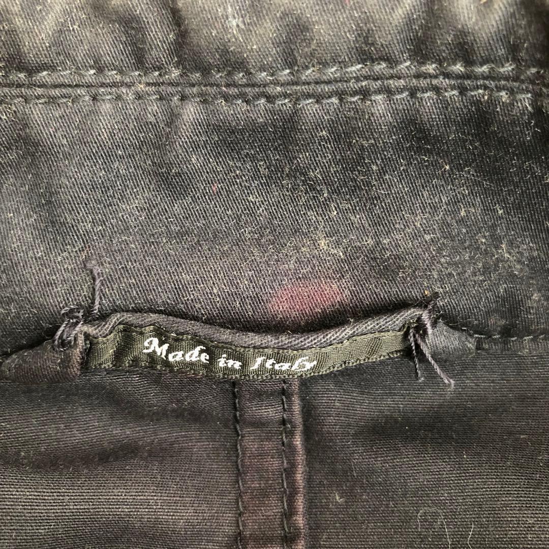 ことらメゾンマルジェラMaisonMargielaモールスキンコート紺色