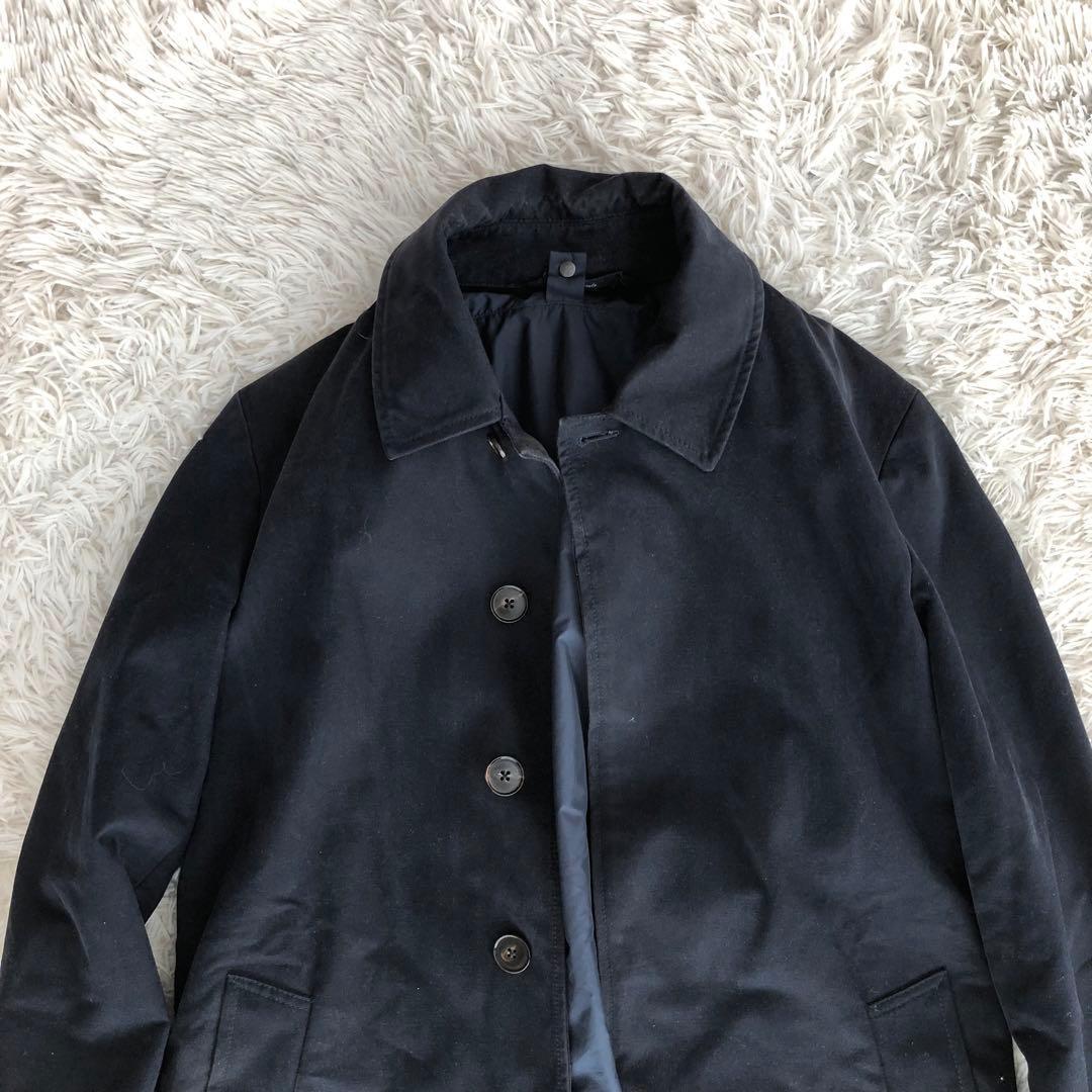 ことらメゾンマルジェラMaisonMargielaモールスキンコート紺色