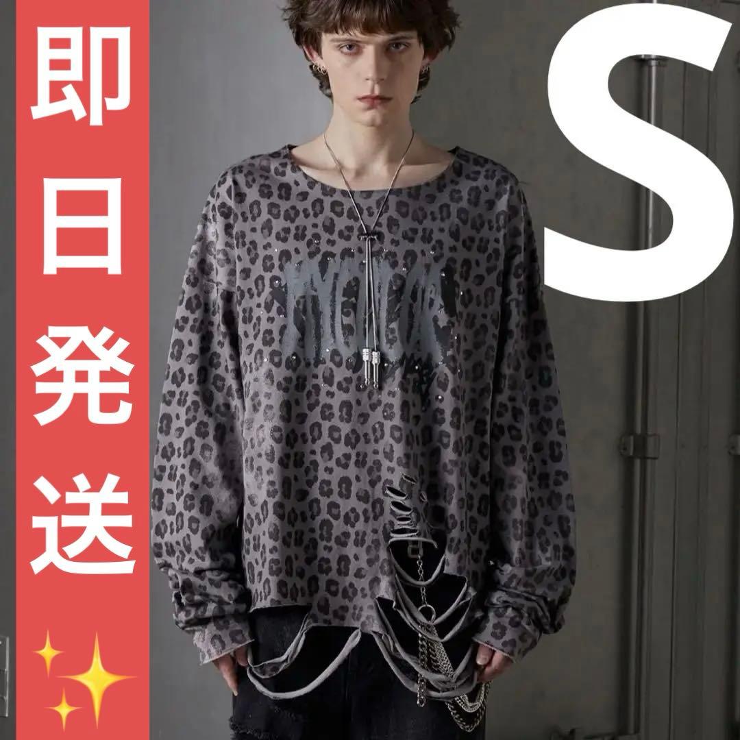 野*ス様 grancy 総柄ラインストーングラフィックロンT Sサイズ