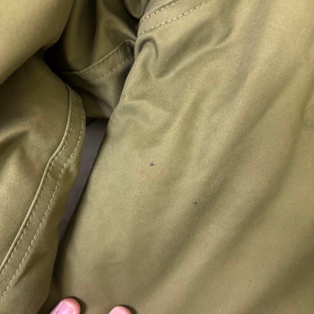 美品　BRITISH GREEN デッキジャケット　オリーブジャケット