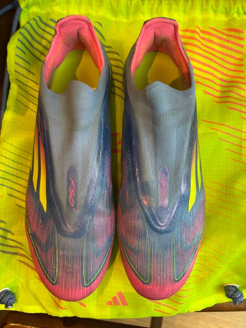 adidas F50 サッカーシューズ 青/ピンク