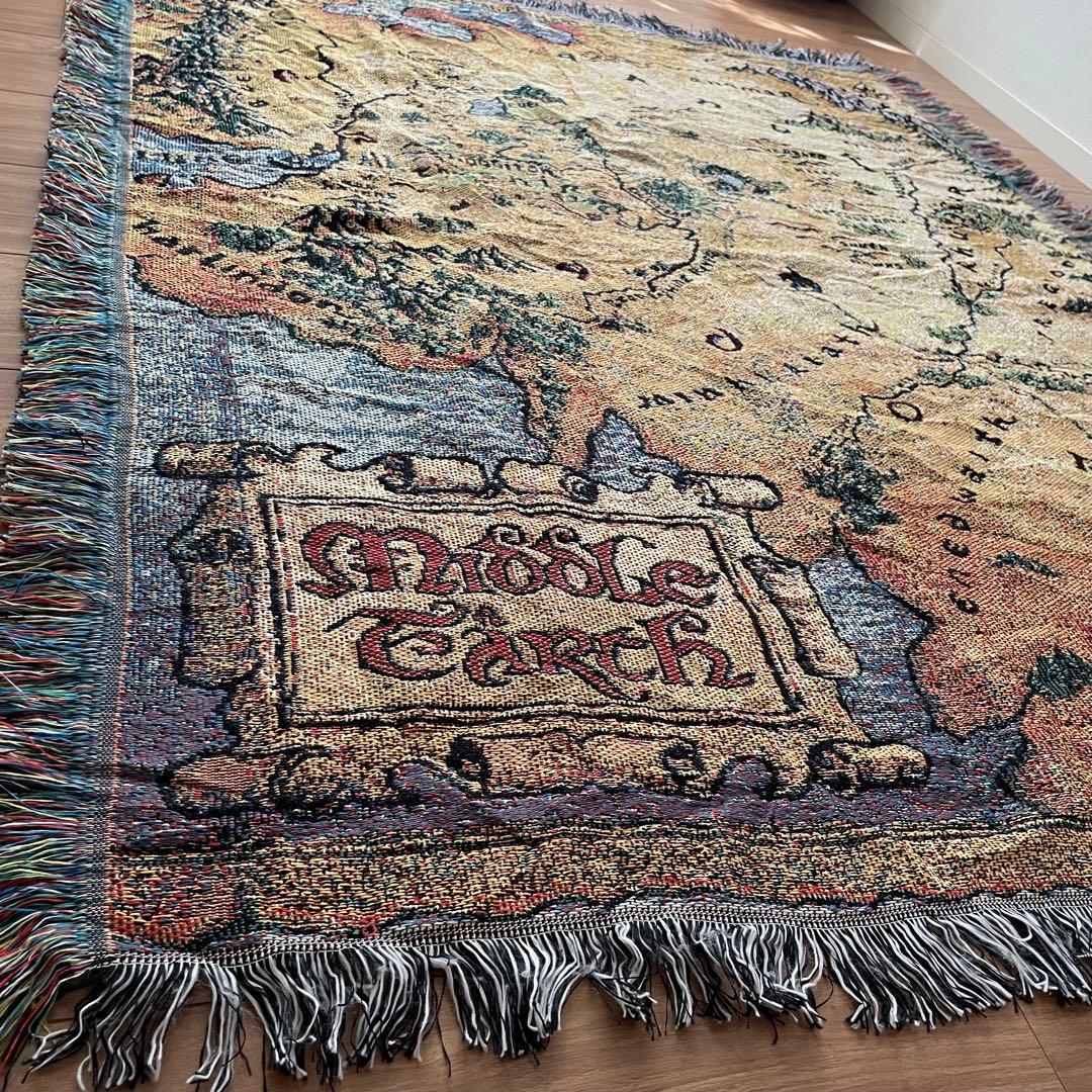 B04014 ロードオブザリンク　中つ国 地図 マルチカバー　115x 148