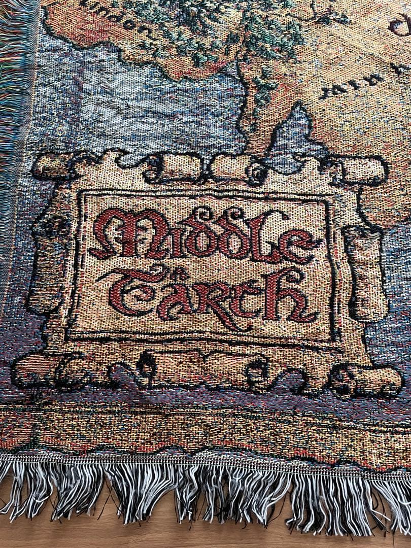 B04014 ロードオブザリンク　中つ国 地図 マルチカバー　115x 148