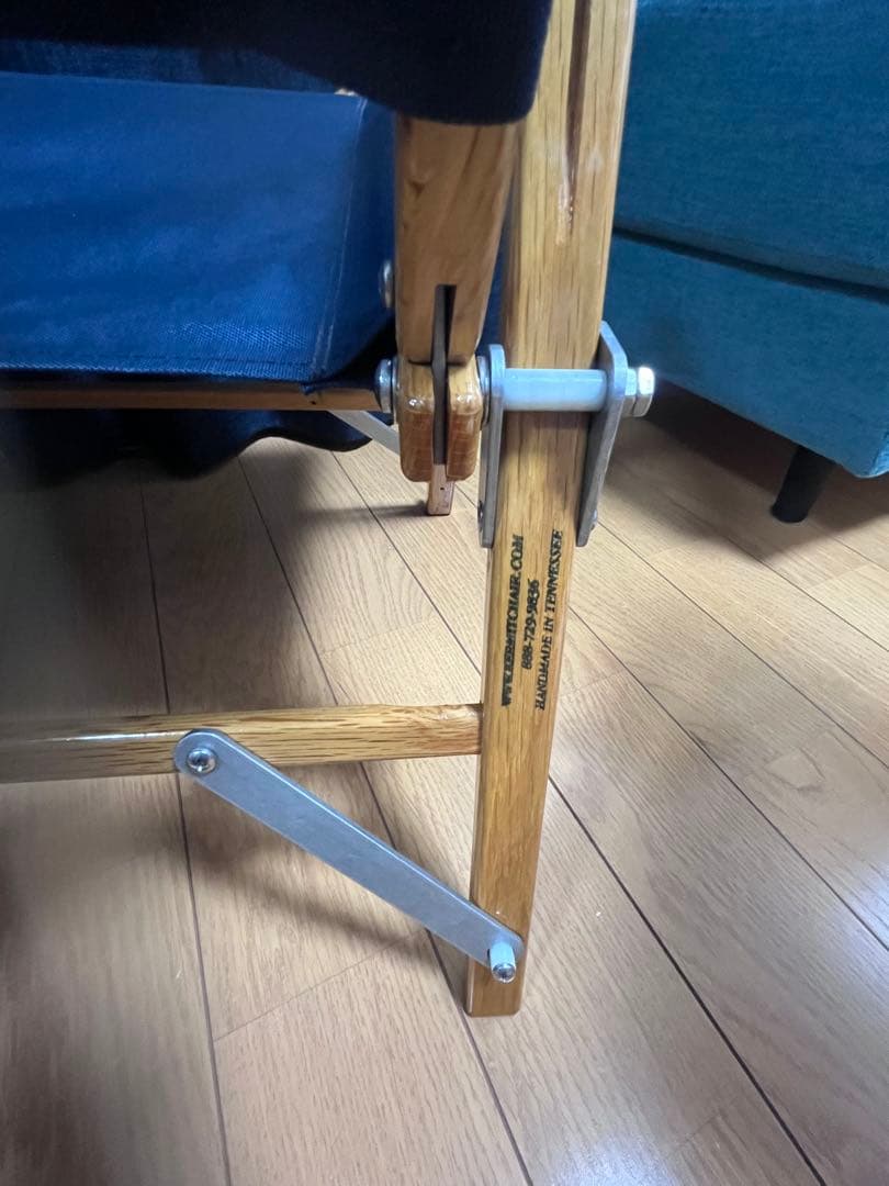 美品 正規品 カーミットチェア ネイビー