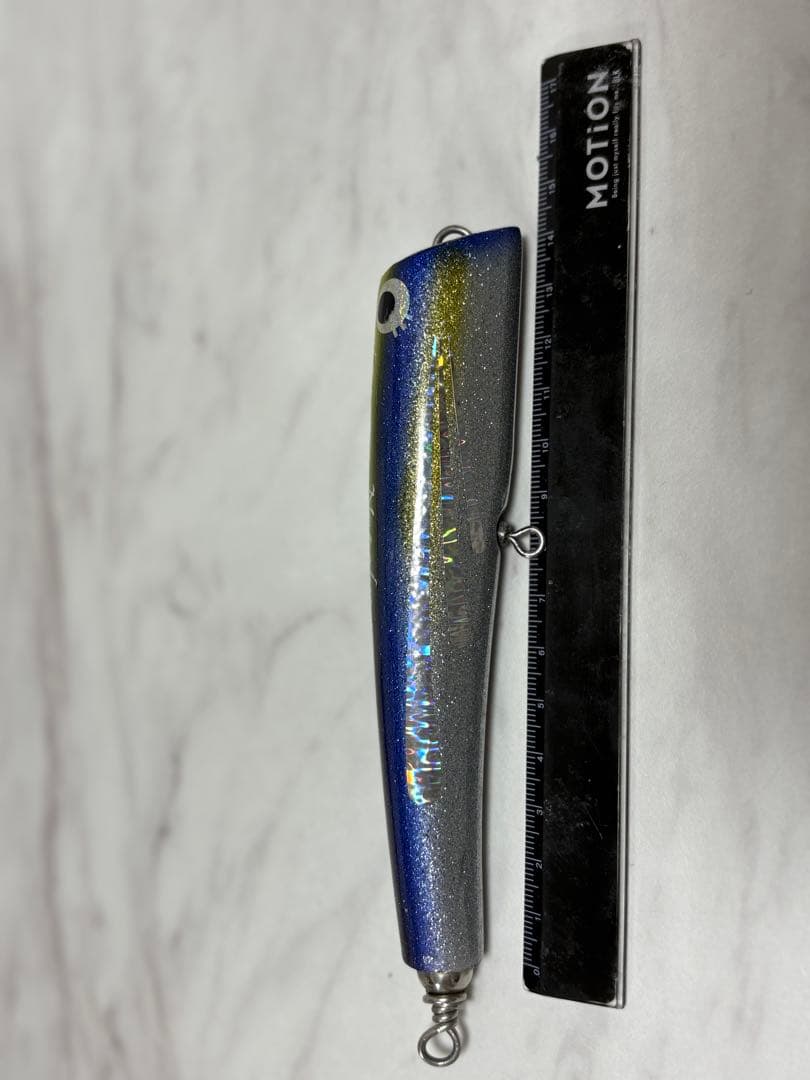 トップウォーター ハードルアー 約内寸14cm 青銀