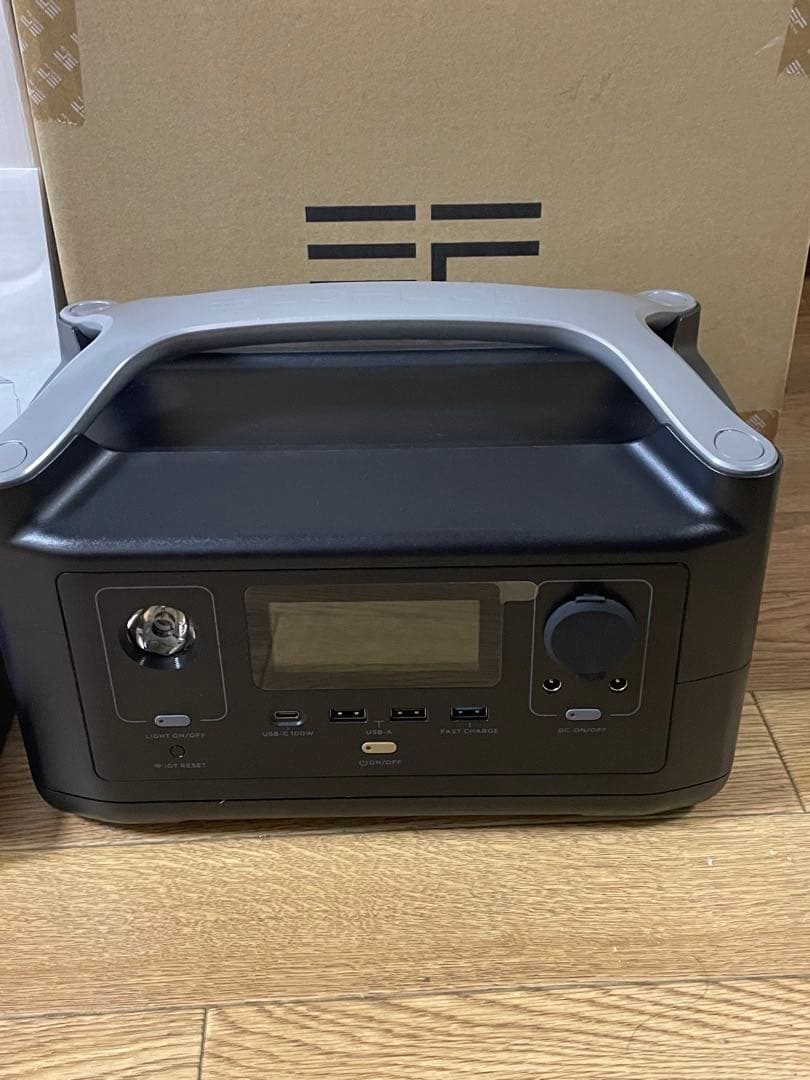 【再値下げ】エコフローポータブル電源とBALDRソーラーパネル120W