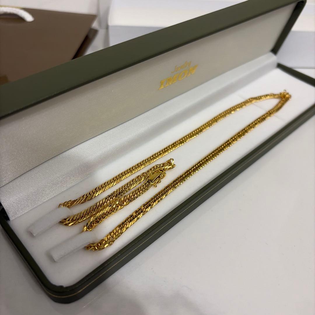 喜平ネックレス K18 Mカットトリプル 25g 50cm