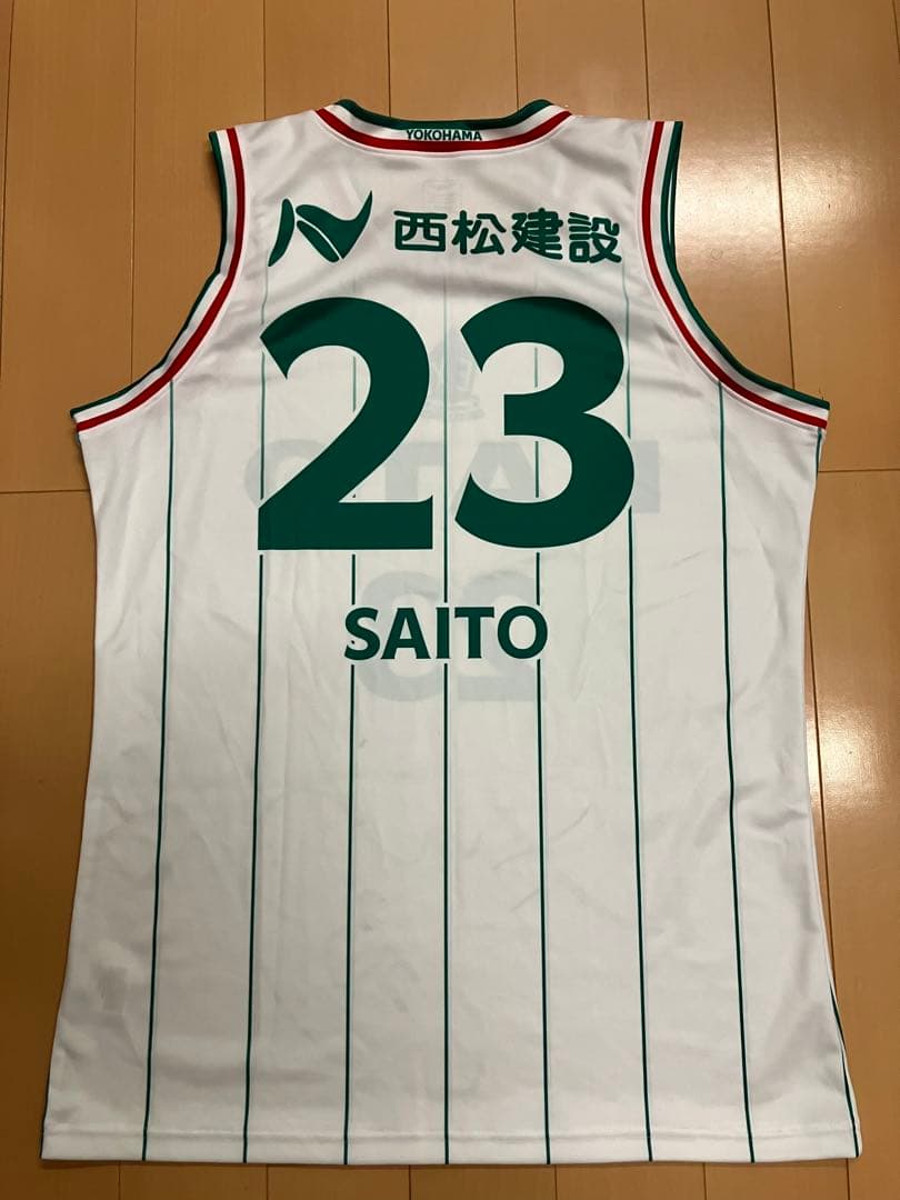 齋藤豊　オーセンティック　横浜エクセレンス　ユニフォーム　Bリーグ　B3