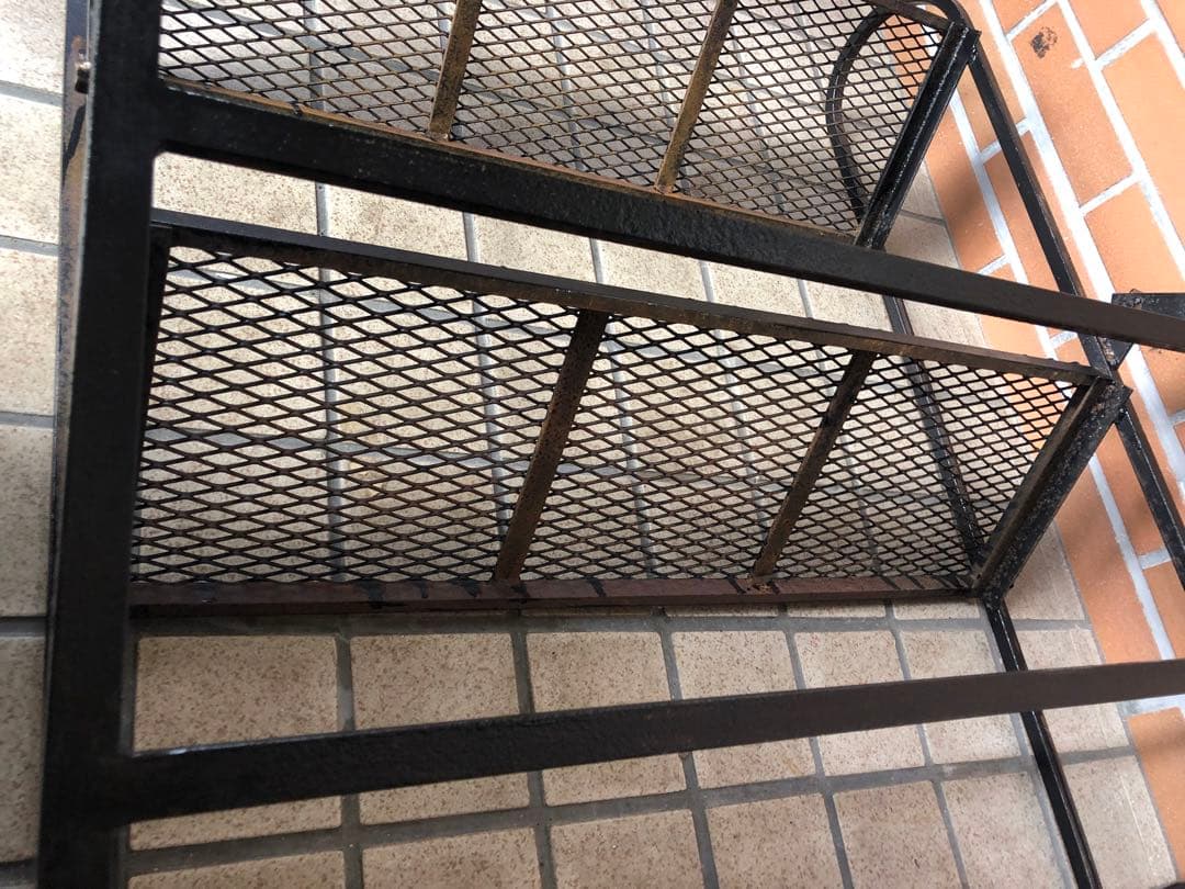 フラワースタンド　アイアンスタンド　アイアンラック　ガーデニング雑貨アンティーク