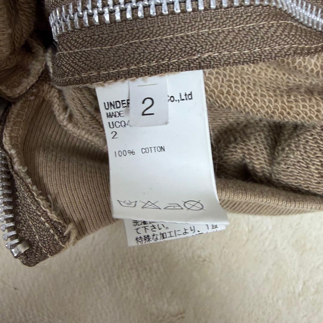 【希少】アンダーカバー SCAB 五分袖 パーカー 復刻