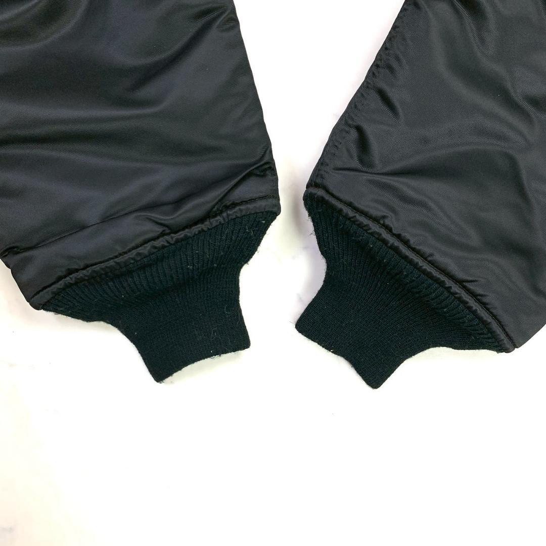 USA製★CORINTH N-2B コヨーテファー 短丈 ブラック L　D922