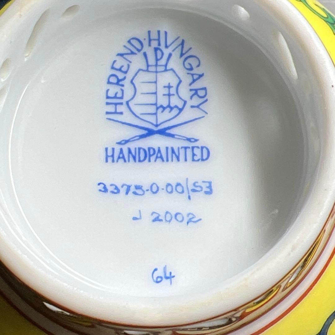 ヘレンド　シノワズリ煎茶　口径7㎝　東Y7-1027☆1F