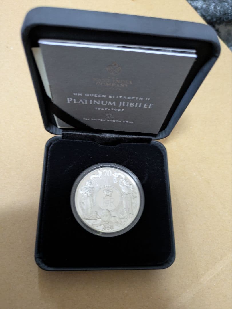 セントヘレナプラチナ・ジュビリー1オンス純銀