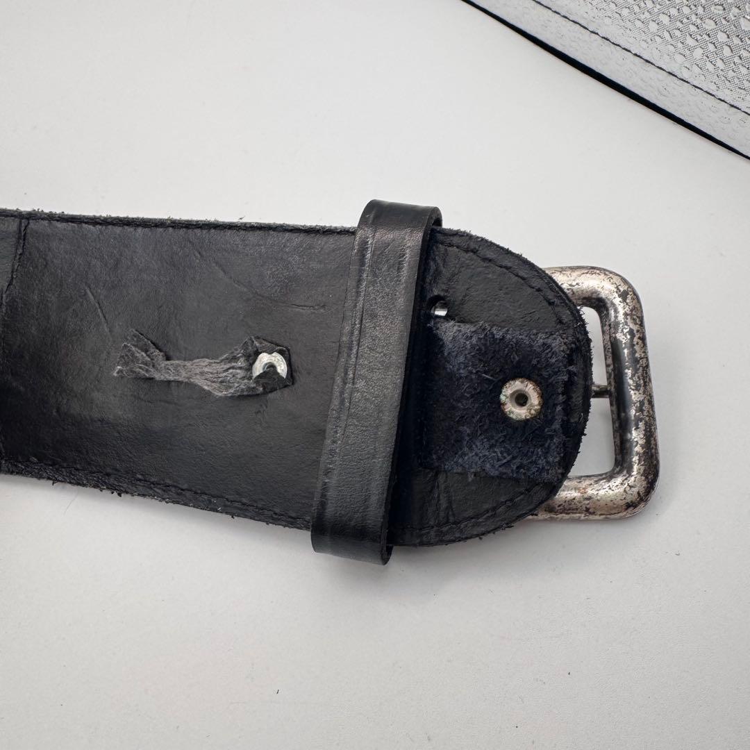 本革 カービングレザー ガンホルダーベルト ウエスタンスタイル