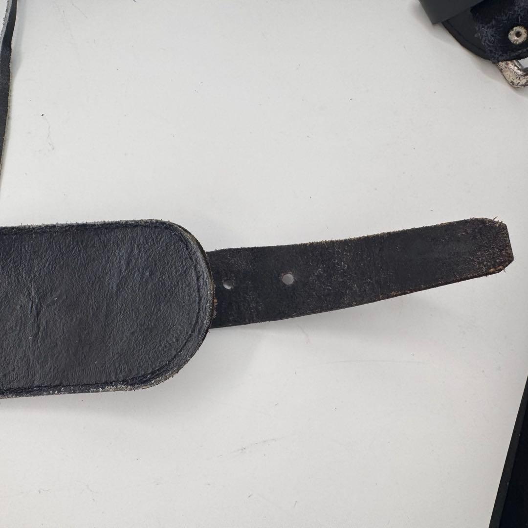 本革 カービングレザー ガンホルダーベルト ウエスタンスタイル