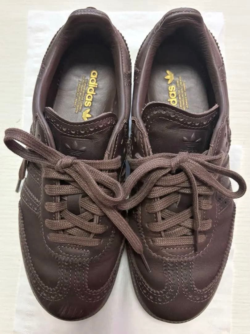 【☆最終価格☆】adidas SAMBA スニーカー ブラウン 美品 23.0㎝