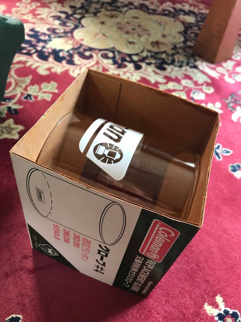 コールマン　ランタン　予備のガラス付き