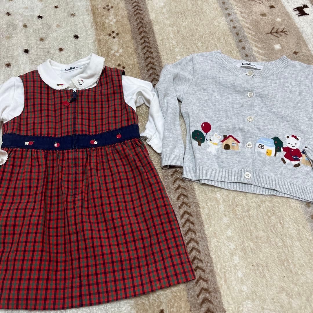 ファミリア　女の子　90 セット