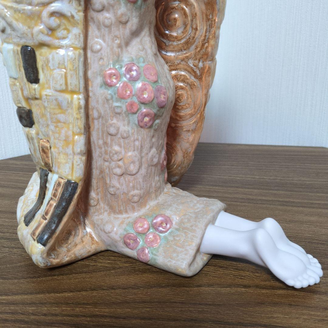 （希少）リヤドロ 接吻　 グスタフ・クリムト　NO.8204　 陶器人形
