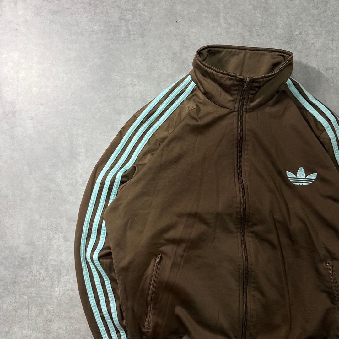う*ん様 adidas 00sトラックジャケット ファイヤーバード ブラウン X