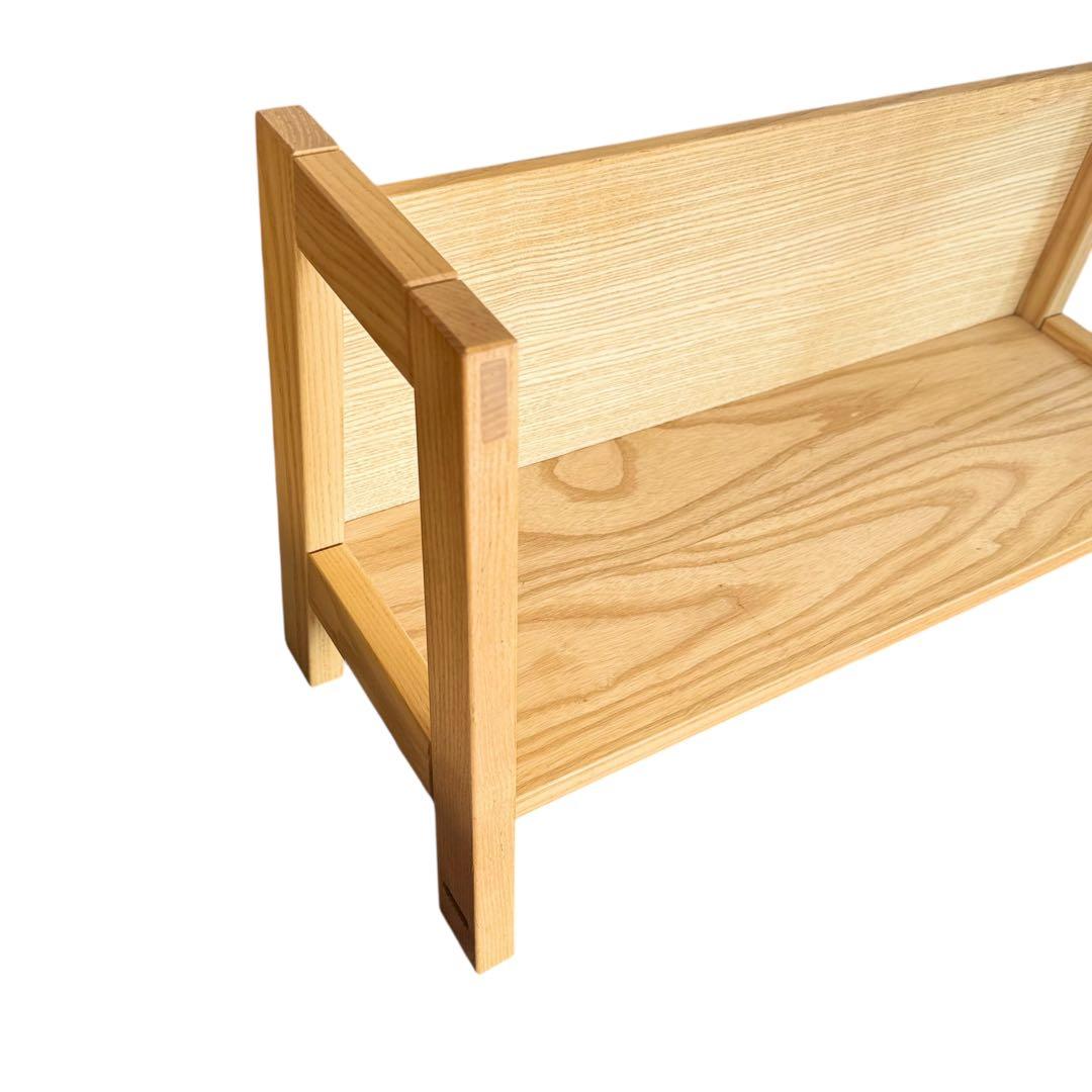 HR927 カリモク　karimoku 木製 ブックスタンド 本立て 天然木