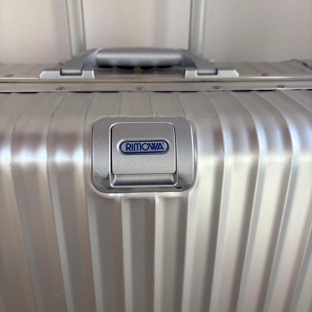 青ロゴ・美品 RIMOWA TOPAS 104L キャリーケース　大容量　アルミ