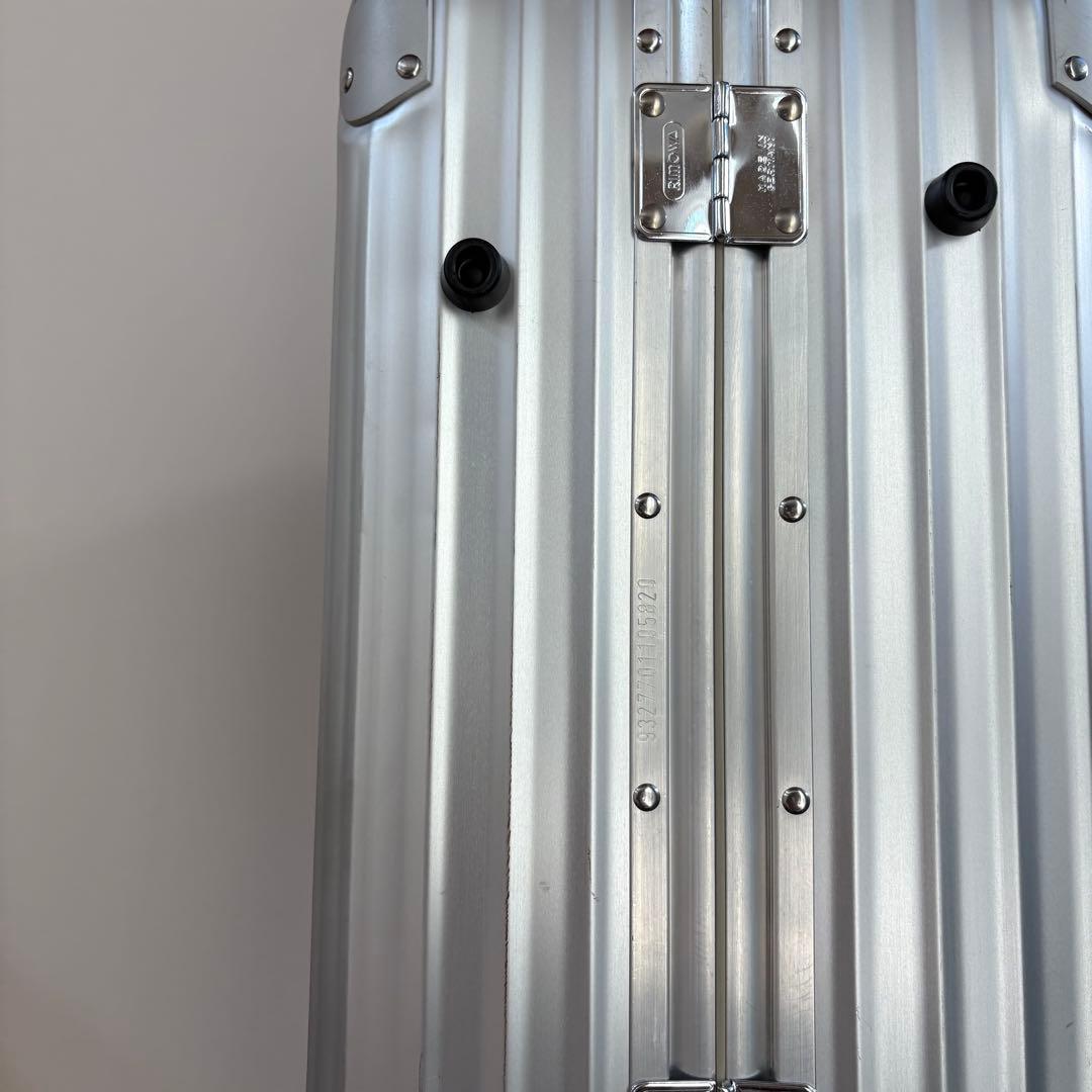 青ロゴ・美品 RIMOWA TOPAS 104L キャリーケース　大容量　アルミ