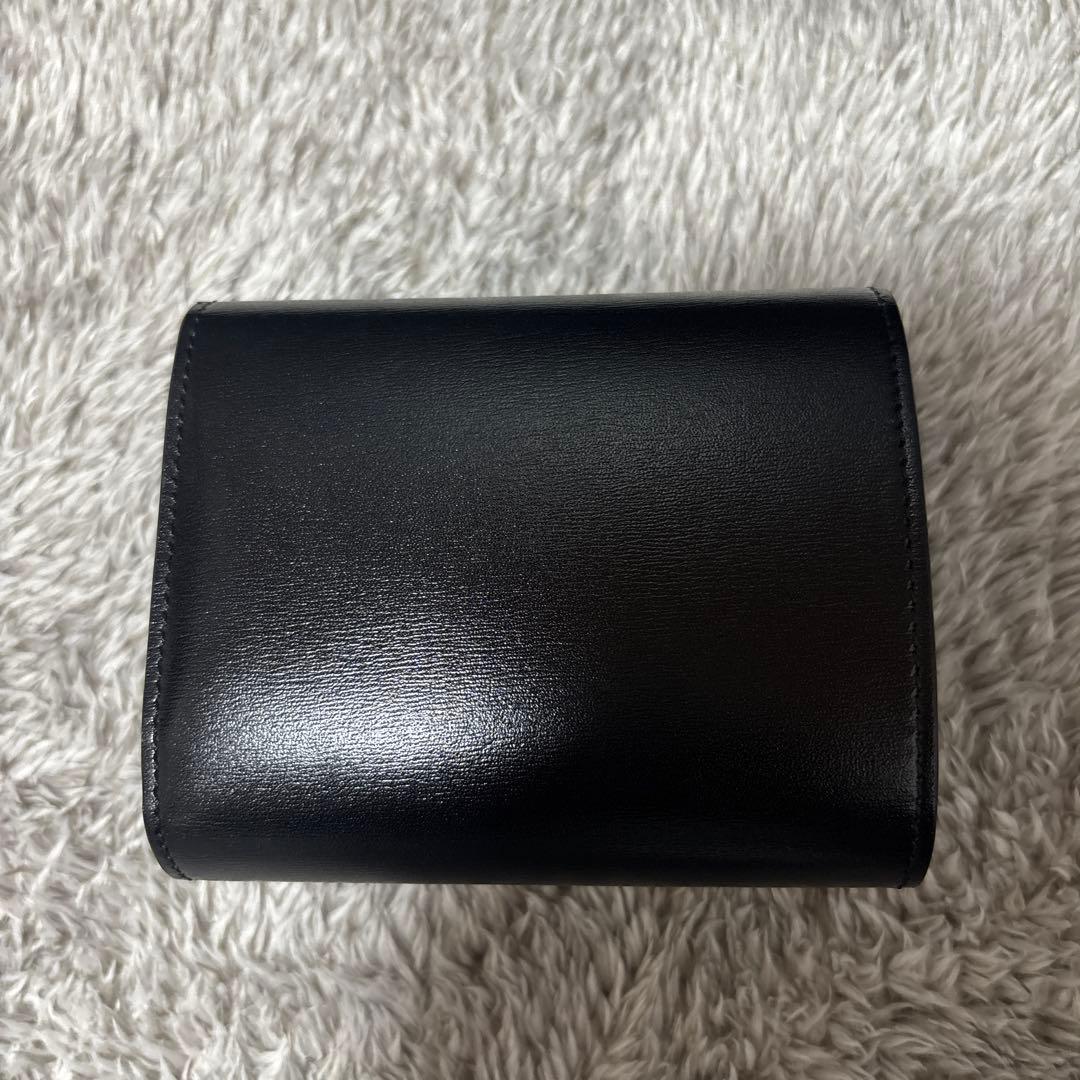 Celine ブラックレザー 二つ折り財布