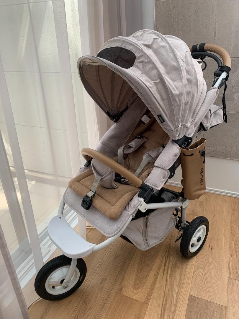 専用【送料無料】エアバギー ココブレーキEX アースサンド ベビーカー