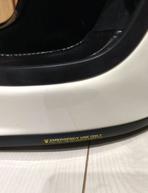 【美品】SHOEI EX-ZERO ホワイト　Lサイズ