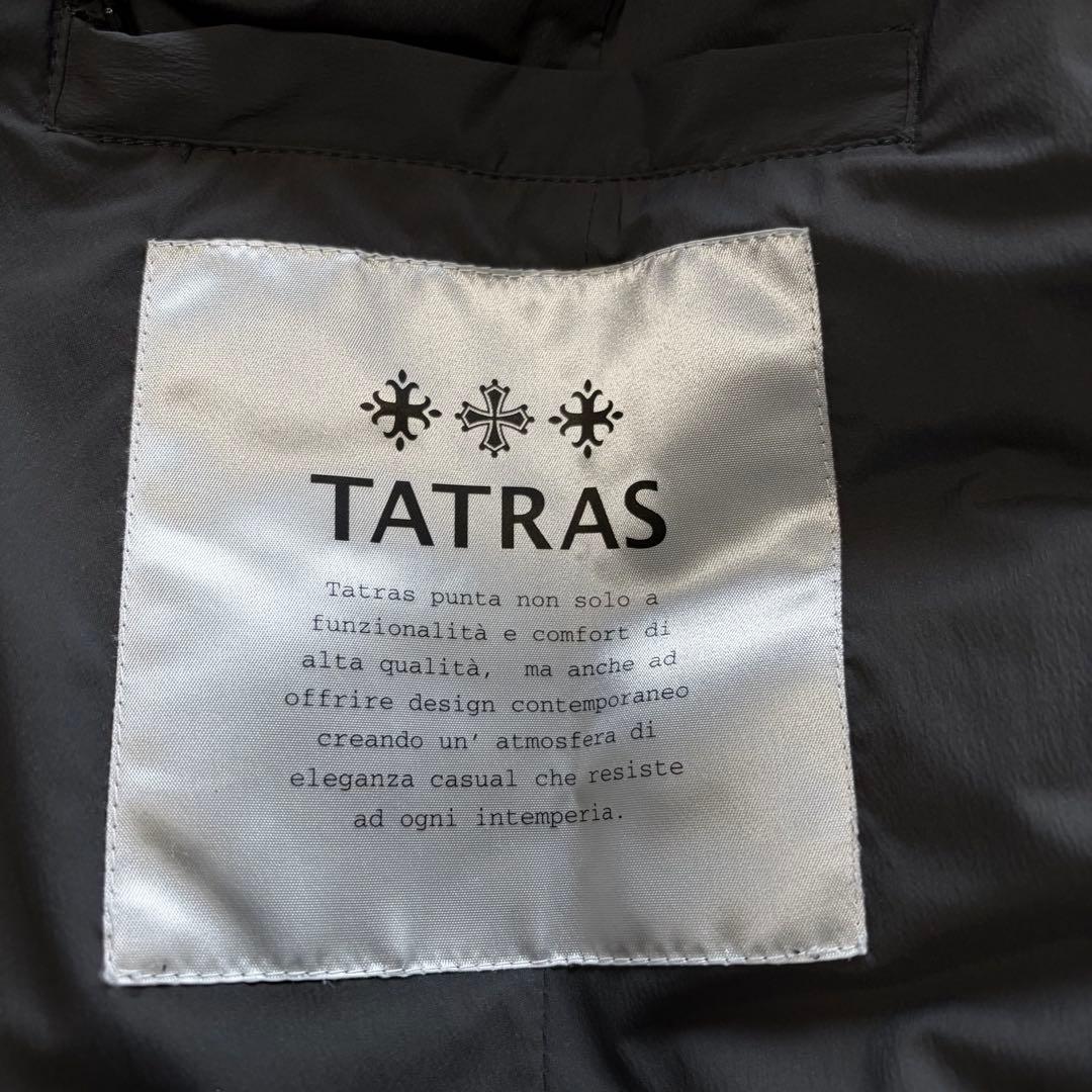 TATRAS タトラス テレサ ダウンコート M 女優襟 ベルト 金具 ダークG