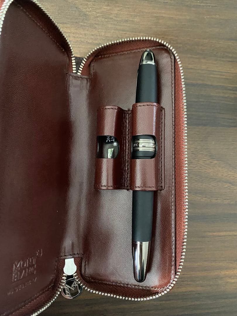 モンブラン ペンケース ペンポーチ マイスターシュテュックセレクション チョコ