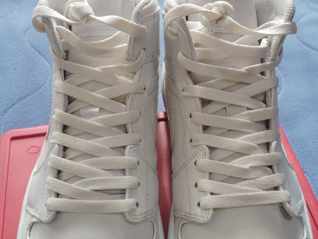 ・美品【 29 cm 】Nike Air Jordan 1トリプル ホワイト ・