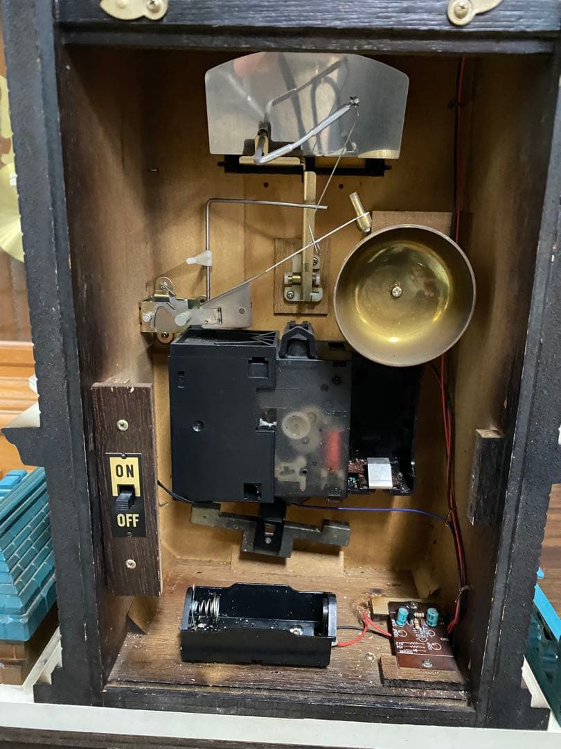 【昭和レトロ】からくり時計　リズム時計工業株式会社　美しく青きドナウ　ジャンク