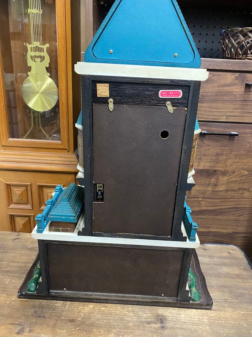 【昭和レトロ】からくり時計　リズム時計工業株式会社　美しく青きドナウ　ジャンク