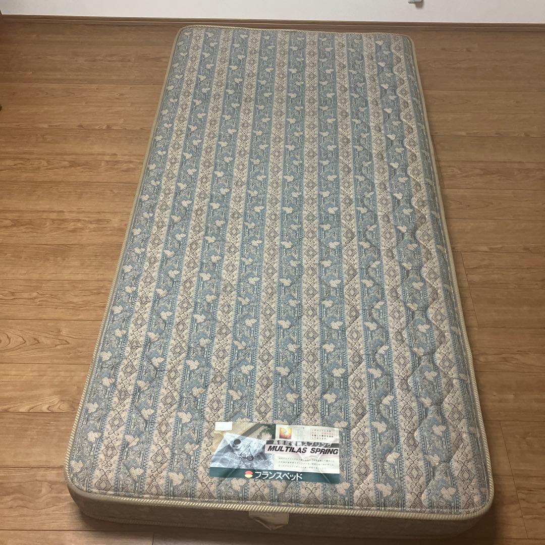 【引き取り限定】フランスベッド　マットレス　シングル