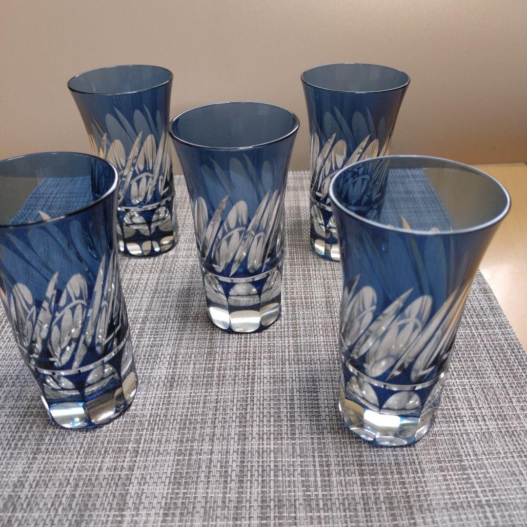 天満切子　5客　新品