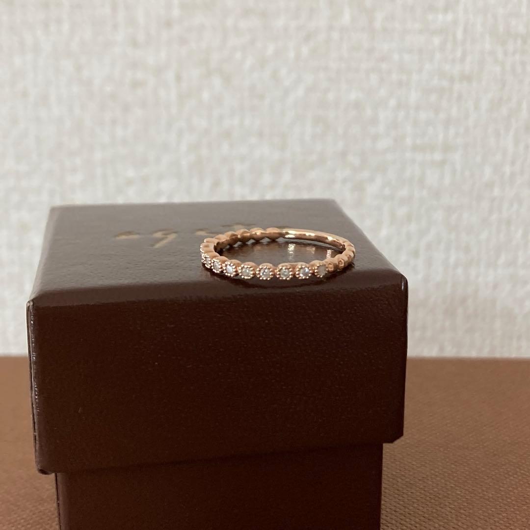 （⭐︎ムギワラ⭐︎）アガット　フリルリング（11号）