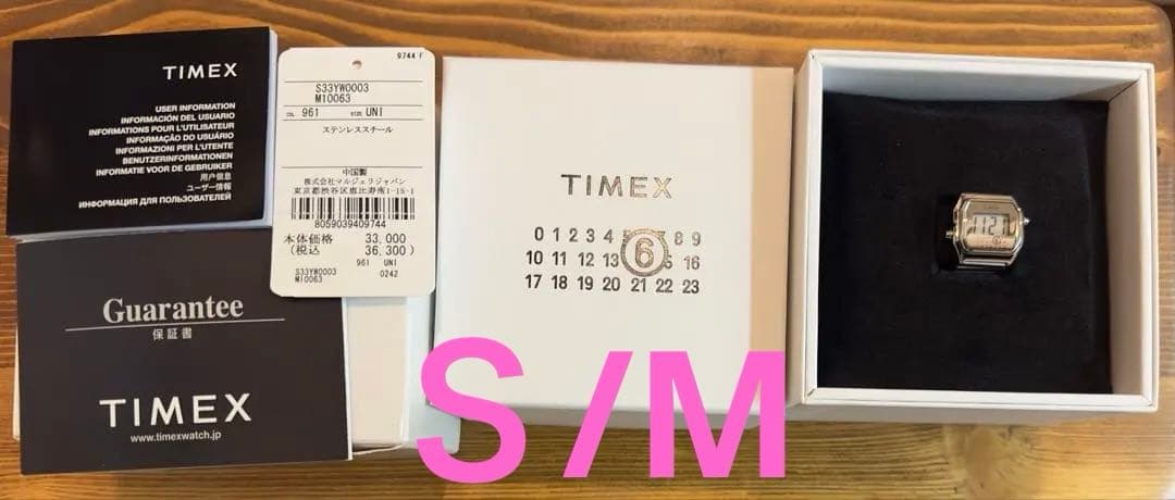 時計 TIMEX MM6 Maison Margiela Ring Watch SM