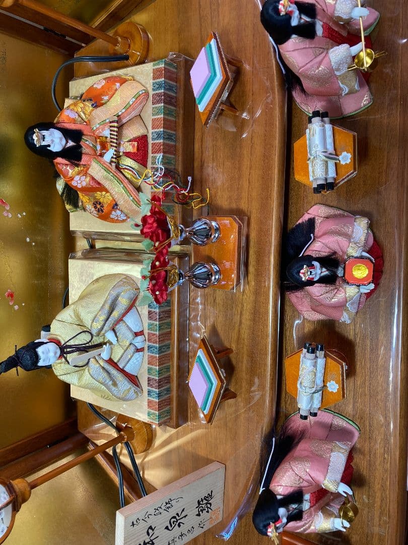 【一点限り】　木目込み雛人形　平飾り　M1