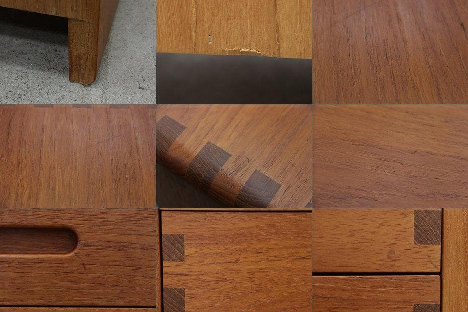 ニールス バッハ チーク 無垢材 トールチェスト 箪笥 収納 キャビネット 北欧