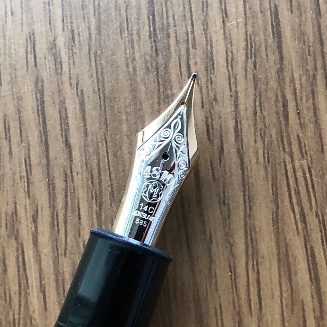 【希少・調整済み】モンブラン 149 14C 中白 二段エボナイト芯 万年筆