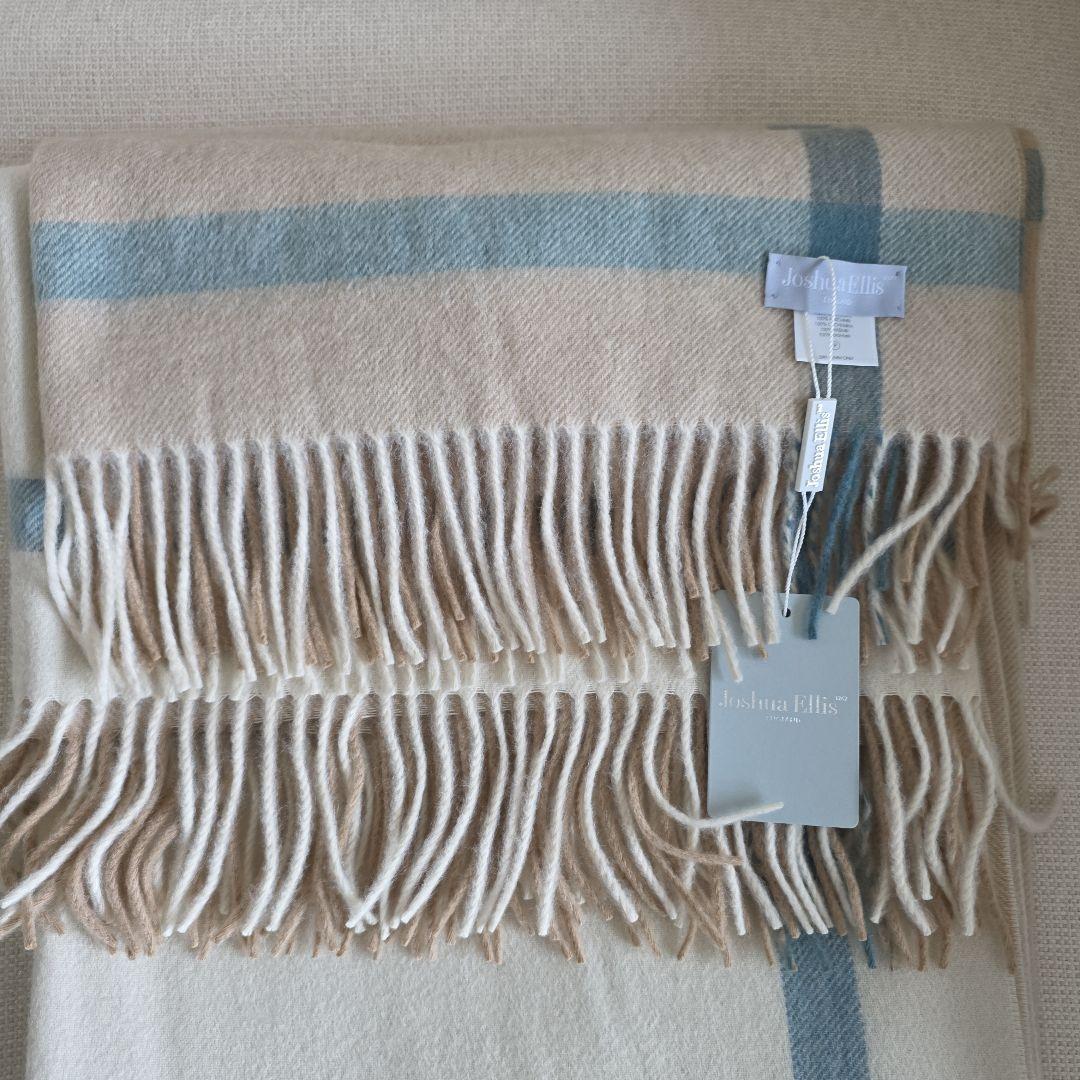 【新品未使用】ジョシュアエリス　カシミア　スローケット　正規品　防寒　セール