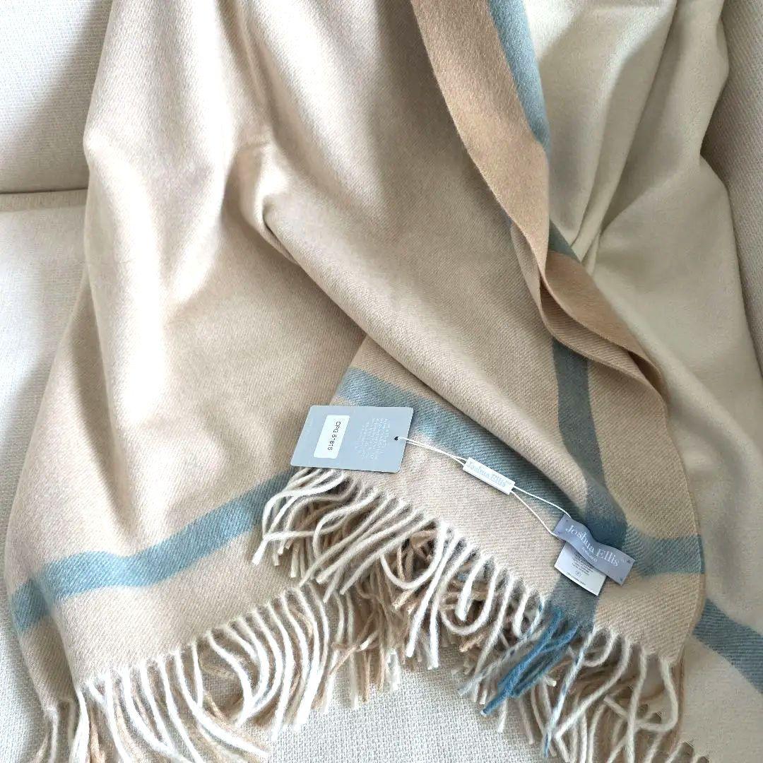 【新品未使用】ジョシュアエリス　カシミア　スローケット　正規品　防寒　セール