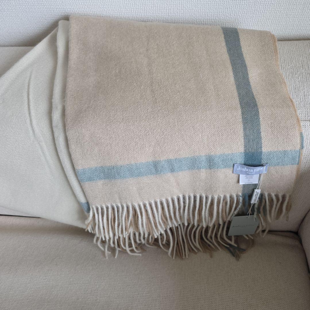 【新品未使用】ジョシュアエリス　カシミア　スローケット　正規品　防寒　セール