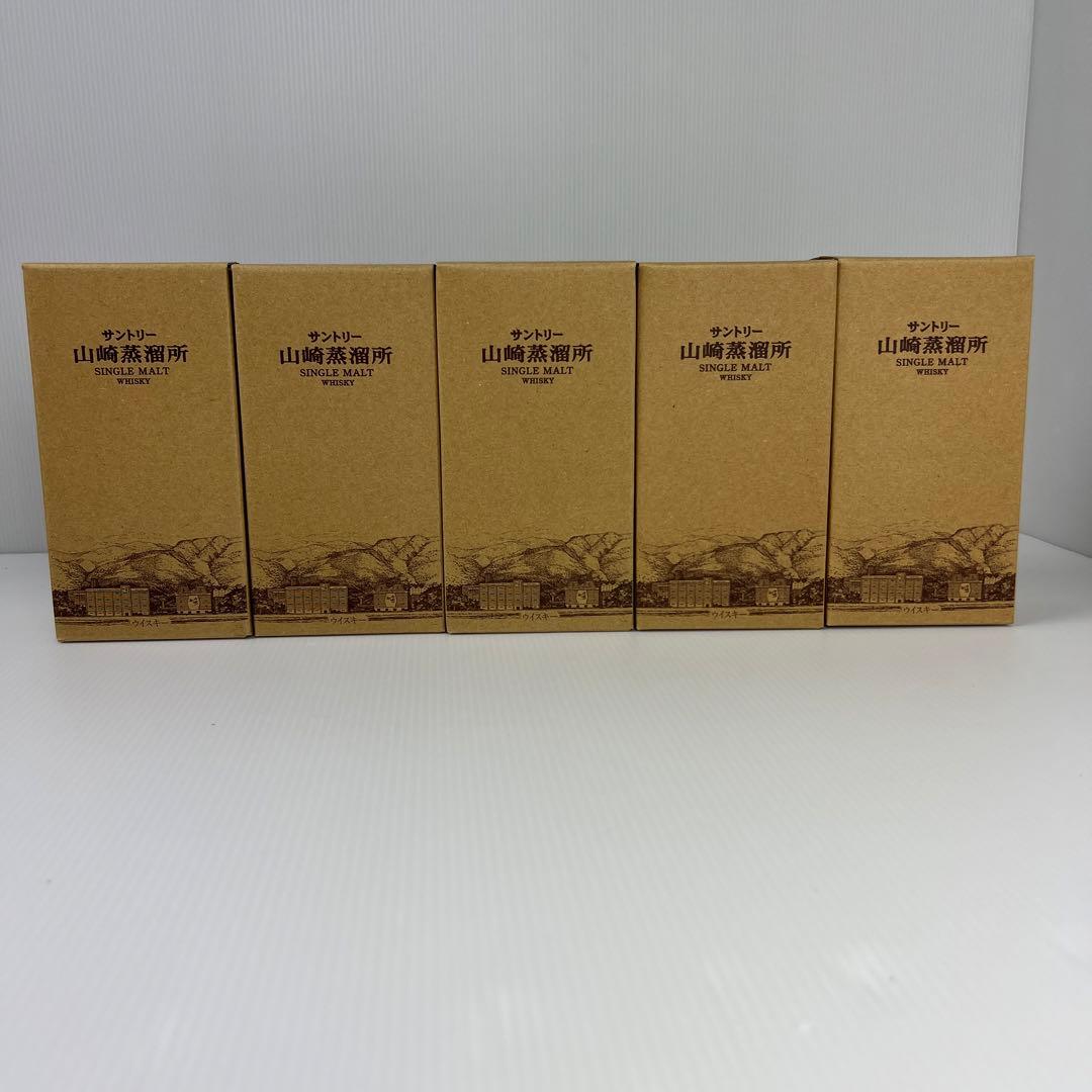 山崎蒸留所限定　シングルモルトウイスキー　300ml 5本セット