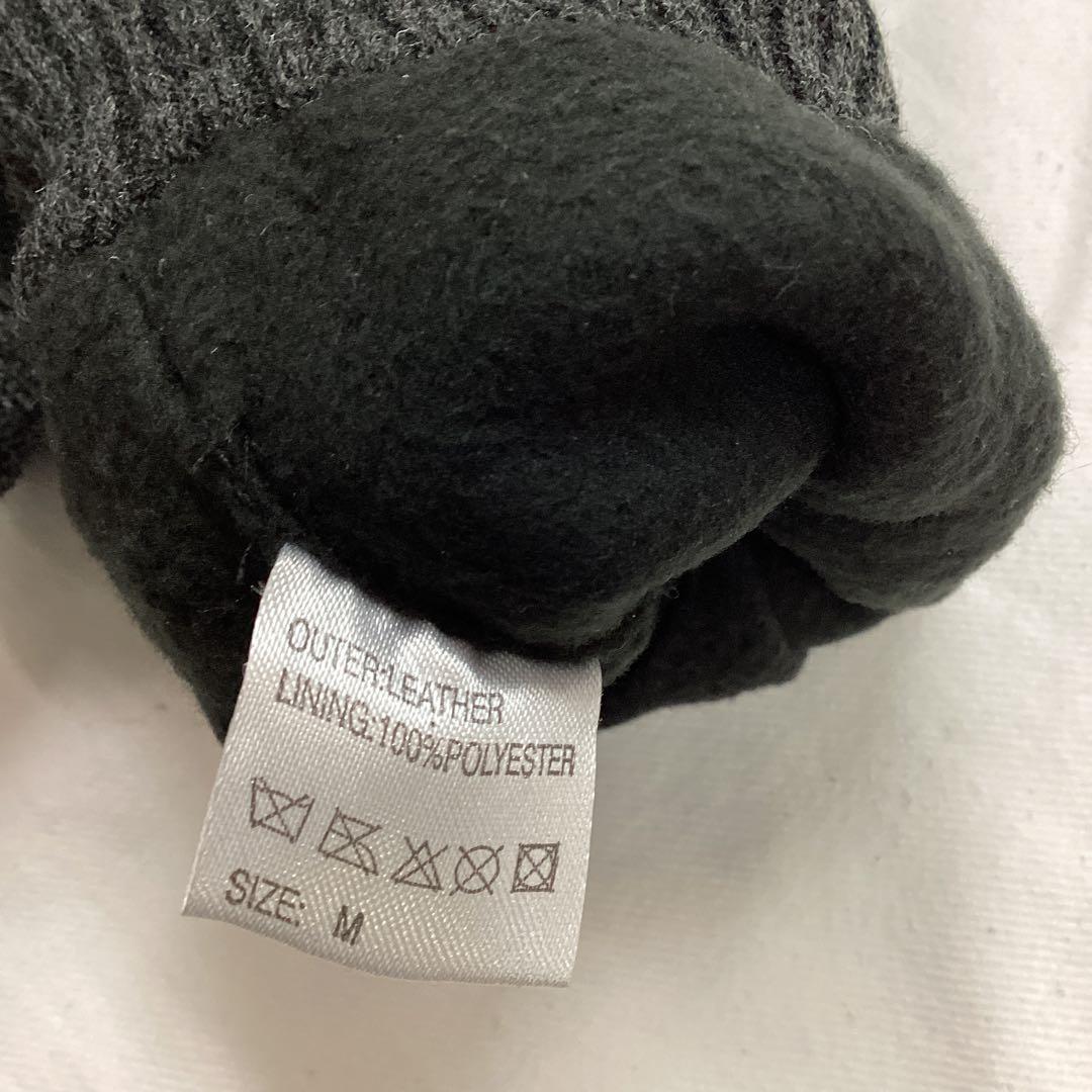 未使用　DENTS メンズ　　手袋　ムートン