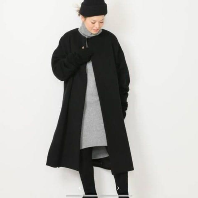 ありんこ様パンツとまとめ買い用 ドゥーズィエムクラス ノーカラーオーバーコート