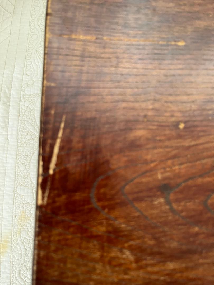 レトロな木製 長方形座卓 折りたたみ式