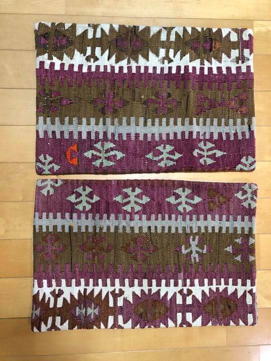 キリムクッションカバー 60x40 2枚セット